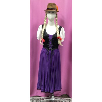 Purple Wench Dress ADULT HIRE